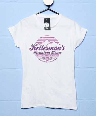 Kellermans Mountain House Fitted Womens T-Shirt 8Ball